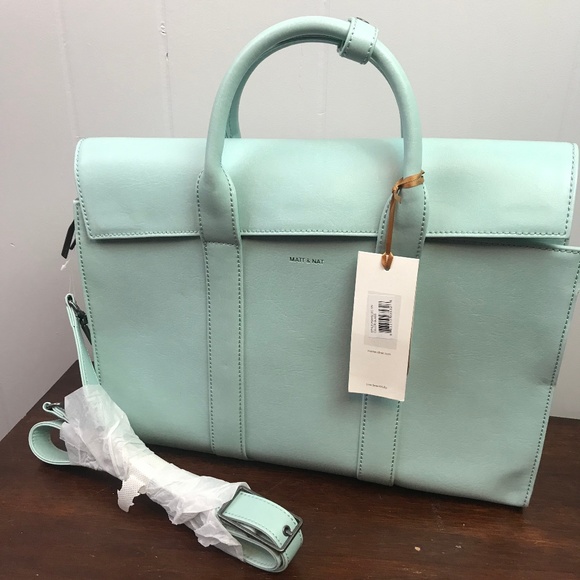 Matt & Nat Handbags - Matt & Nat | Parallel Vegan Satchel Glass